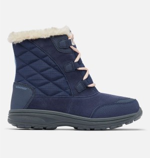 Navy Columbia Ice Maiden Shorty Women's Boots | 17692XZTK