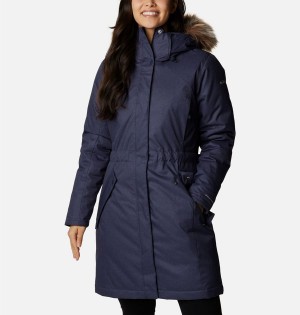 Navy Columbia Juniper Ridge Parka Women's Puffer Jacket | 65812EORP