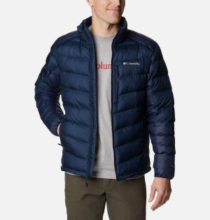 Navy Columbia Labyrinth Loop Omni Heat Infinity Insulated Men's Puffer Jacket | 20641CHRU