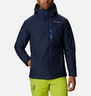 Navy Columbia Last Tracks Insulated Men's Ski Jacket | 53904FUNB