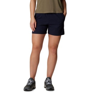 Navy Columbia Leslie Falls Women's Shorts | 76254DPAF