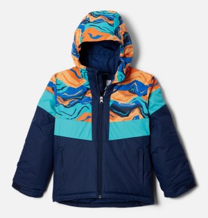 Navy Columbia Lightning Lift II Kids' Jacket | 84759JTYQ