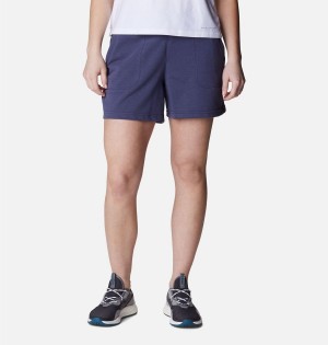 Navy Columbia Mineral Ridge Pull On Women's Shorts | 72903XUJC