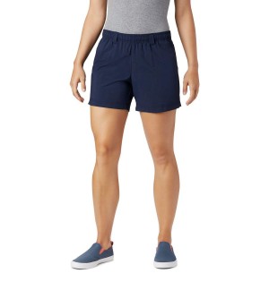 Navy Columbia PFG Backcast Water Women's Shorts | 76524AMPS