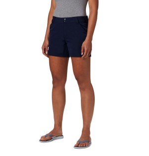 Navy Columbia PFG Coral Point III Women's Shorts | 24015XZBA