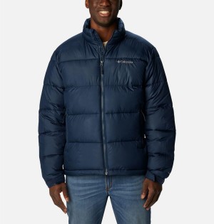 Navy Columbia Pike Lake II Insulated Men's Puffer Jacket | 68973MBIE