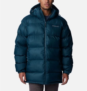 Navy Columbia Pike Lake Parka Insulated Men's Puffer Jacket | 46081GIFJ