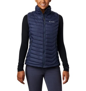 Navy Columbia Powder Lite Women's Vest | 23748GKJD