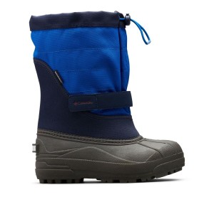 Navy Columbia Powderbug Plus II Snow Kids' Boots | 36751FZXT