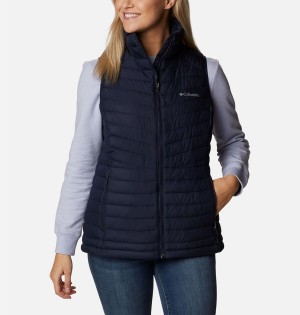 Navy Columbia Slope Edge Women's Vest | 96128CYGS