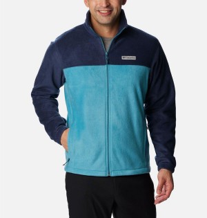 Navy Columbia Steens Mountain 2.0 Full Zip Men's Fleece Jacket | 43975FPCL