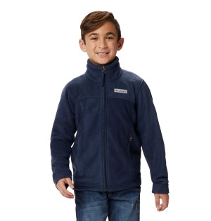 Navy Columbia Steens Mountain II Fleece Kids' Jacket | 45201RYTC