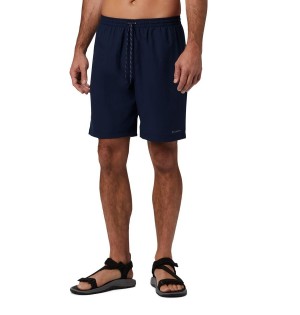 Navy Columbia Summertide Stretch Men's Shorts | 65201ZCDH