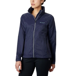 Navy Columbia Switchback III Women's Rain Jacket | 79208COMJ