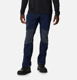 Navy Columbia Titan Ridge II Men's Pants | 46538SQJM