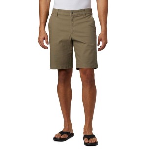 Olive Columbia Flex ROC Men's Shorts | 25190CLYS