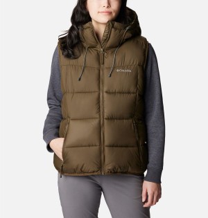 Olive Columbia Pike Lake II Insulated Women's Vest | 43851IDUN