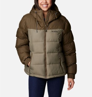 Olive Columbia Pike Lake II Insulated Women's Puffer Jacket | 25406ZAWF