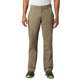 Olive Columbia Washed Out Men's Pants | 05841NHCY