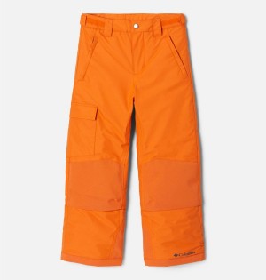 Orange Columbia Bugaboo II Insulated Ski Kids' Pants | 90725PVEA