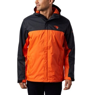 Orange Columbia Collegiate Glennaker Storm - Oregon State Men's Rain Jacket | 69827TDNR