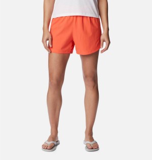 Orange Columbia PFG Tamiami Pull-On Women's Shorts | 85102FXKT