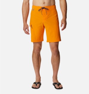 Orange Columbia PFG Terminal Tackle Board Men's Shorts | 85049QOEC