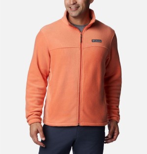 Orange Columbia Steens Mountain 2.0 Full Zip Men's Fleece Jacket | 14209PJBV