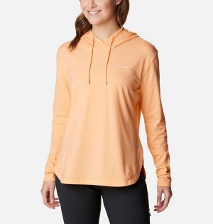 Orange Columbia Sun Trek Pullover Women's Hoodie | 86150OTYK