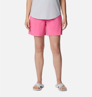 Pink Columbia Anytime Flex Women's Shorts | 24617NGUX