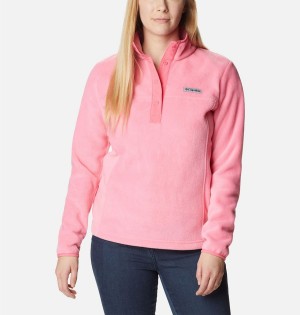 Pink Columbia Benton Springs Half Snap Fleece Women's Pullover | 87305CXLB