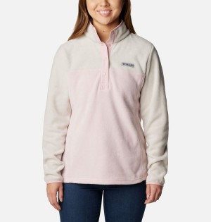 Pink Columbia Benton Springs Half Snap Fleece Women's Pullover | 26357QZYX