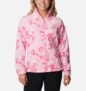 Pink Columbia Benton Springs Printed Full Zip Women's Fleece Jacket | 96584IQXC