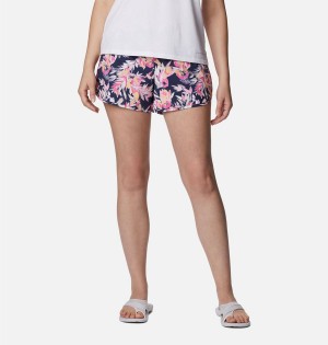 Pink Columbia Bogata Bay Stretch Printed Women's Shorts | 95873WUGE