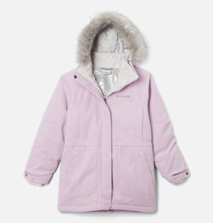 Pink Columbia Boundary Bay Down Parka Kids' Jacket | 70589FQHB