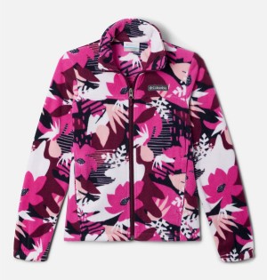 Pink Columbia Castle Dale Printed Full Zip Fleece Kids' Jacket | 23184DMXJ