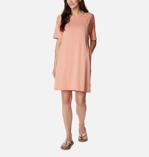 Pink Columbia Coral Ridge Women's Dress | 24690FIQL