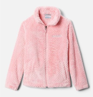 Pink Columbia Fire Side Sherpa Kids' Jacket | 04137FXYU