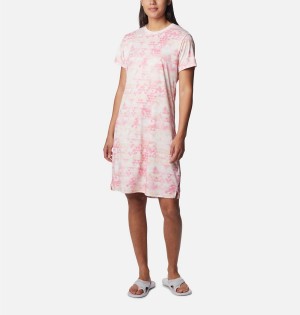 Pink Columbia Fork Stream Women's Dress | 16387JAIM