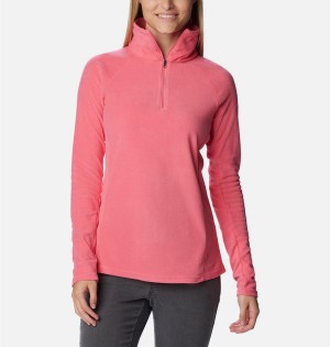 Pink Columbia Glacial IV Half Zip Fleece Women's Pullover | 03872PBZM