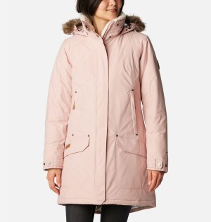 Pink Columbia Icelandite TurboDown Women's Coats | 71325SWKQ