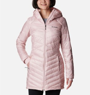 Pink Columbia Joy Peak Mid Insulated Hooded Women's Puffer Jacket | 42951ZBIP