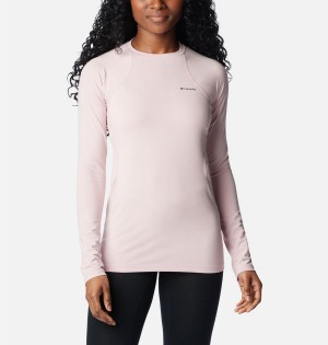 Pink Columbia Omni Heat Midweight Baselayer Crew Women's T-Shirt | 21367YOBT