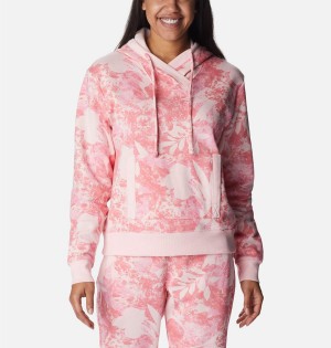 Pink Columbia PFG Slack Water French Terry Women's Hoodie | 91207MWUD