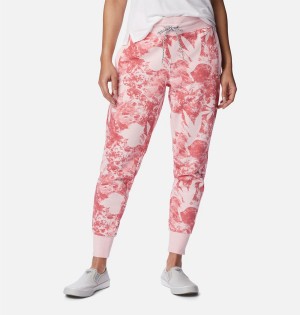 Pink Columbia PFG Slack Water French Terry Joggers Women's Pants | 49581CJTO