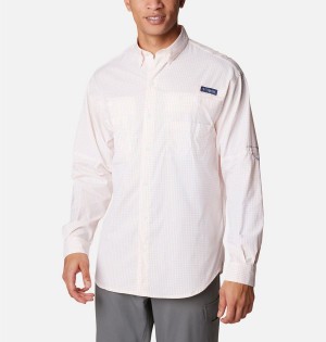 Pink Columbia PFG Super Tamiami Long Sleeve Men's Shirt | 17389DIQU