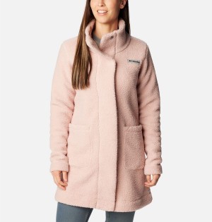 Pink Columbia Panorama Long Women's Fleece Jacket | 10452JRKA