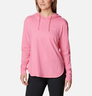 Pink Columbia Sun Trek Pullover Women's Hoodie | 37046TLDF