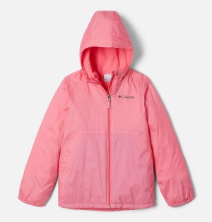 Pink Columbia Switchback Sherpa Lined Kids' Jacket | 09537LTMY