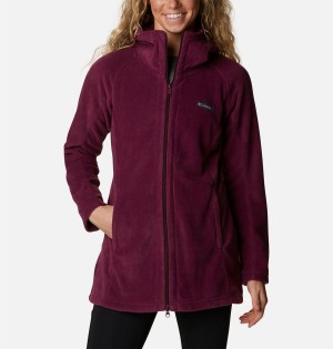 Purple Columbia Benton Springs II Long Hoodie Women's Fleece Jacket | 28914VAMW